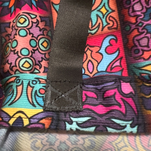 Handmade Red & Pink Bohemian Tapestry Tote Bag - Picture 9 of 9